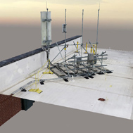 3D Reconstruction of Carrier Antenna Array on a Rooftop